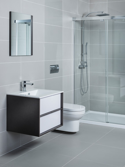 Bathroom set-up 4 
 Keywords: Tom Hampson Photography Spacers tiles wood flooring bathroom toilet bath shower commercial photography Visual Eye Visualeye Creative Interiors product studio high wycombe