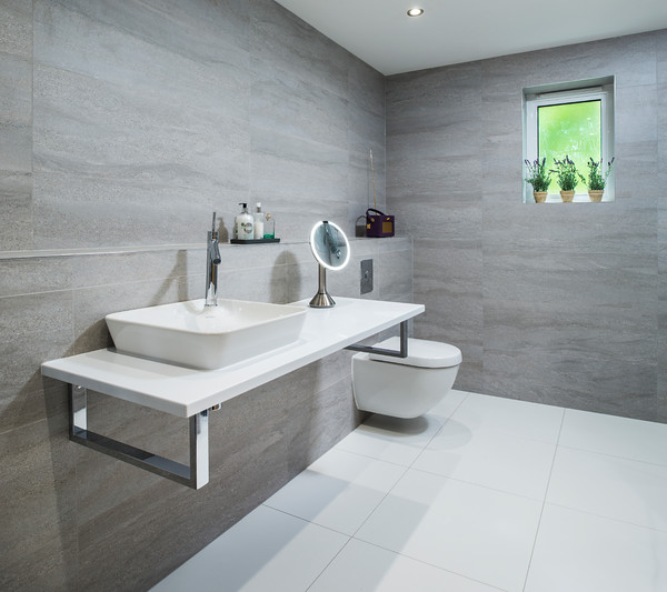 Milan Extra White Matt 60x60 
 Spacers & Tiles and Wooden Flooring 
 Keywords: Tom Hampson Photography Spacers tiles wood flooring bathroom toilet bath shower commercial photography Visual Eye Visualeye Creative Interiors product studio high wycombe exteriors Ruislip accessories tile floor bathroom bar floor dog