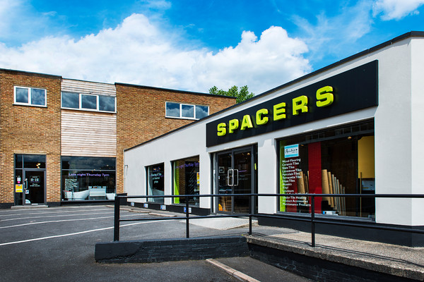 Spacers Exterior 2 
 Tiles and Wooden Flooring 
 Keywords: Tom Hampson Photography Spacers tiles wood flooring bathroom toilet bath shower commercial photography Visual Eye Visualeye Creative Interiors product studio high wycombe exteriors Ruislip accessories tile floor