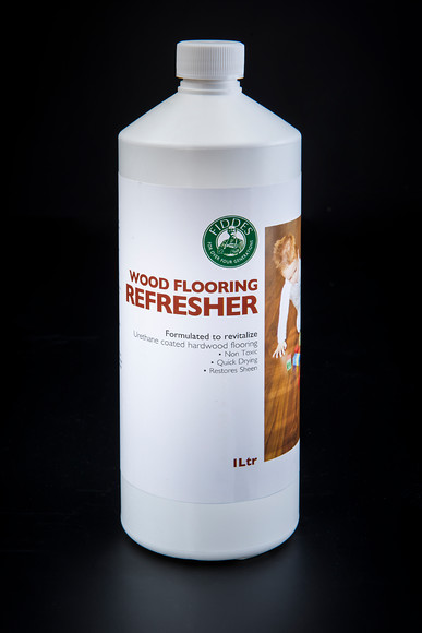 Fiddes Wood Flooring Refresher 1ltr 
 Keywords: Tom Hampson Photography Spacers tiles wood flooring bathroom toilet bath shower commercial photography Visual Eye Visualeye Creative Interiors product studio high wycombe